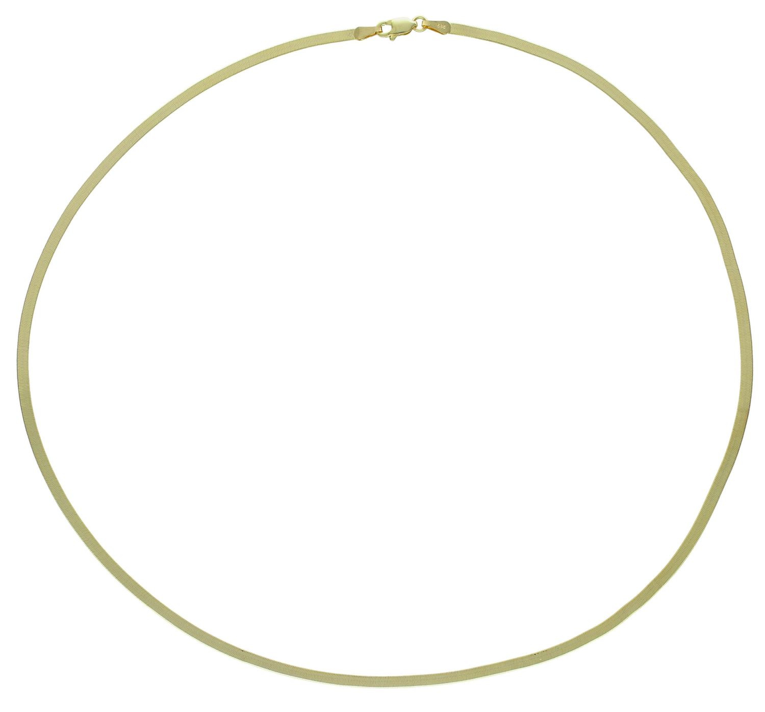 Złoty naszyjnik damski 585 kolia tasiemka LA 738H 585 (3).jpg